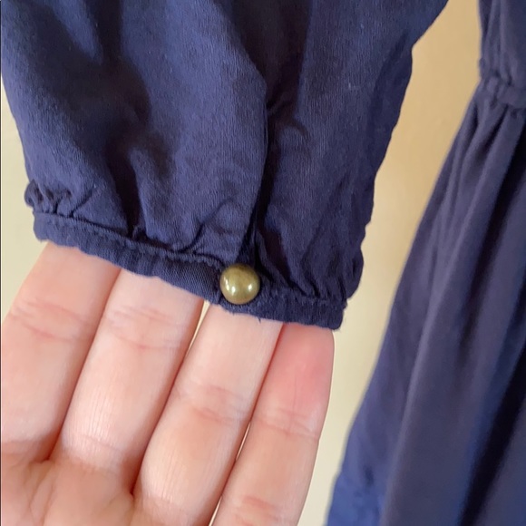 Blue peasant dress - Picture 6 of 7